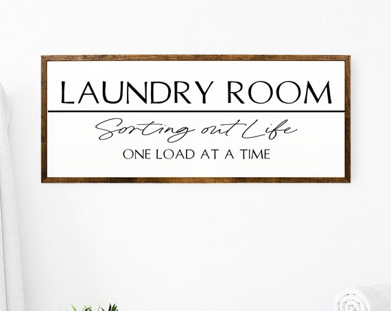 Laundry Room Sorting Out Life One Load At A Time Poster