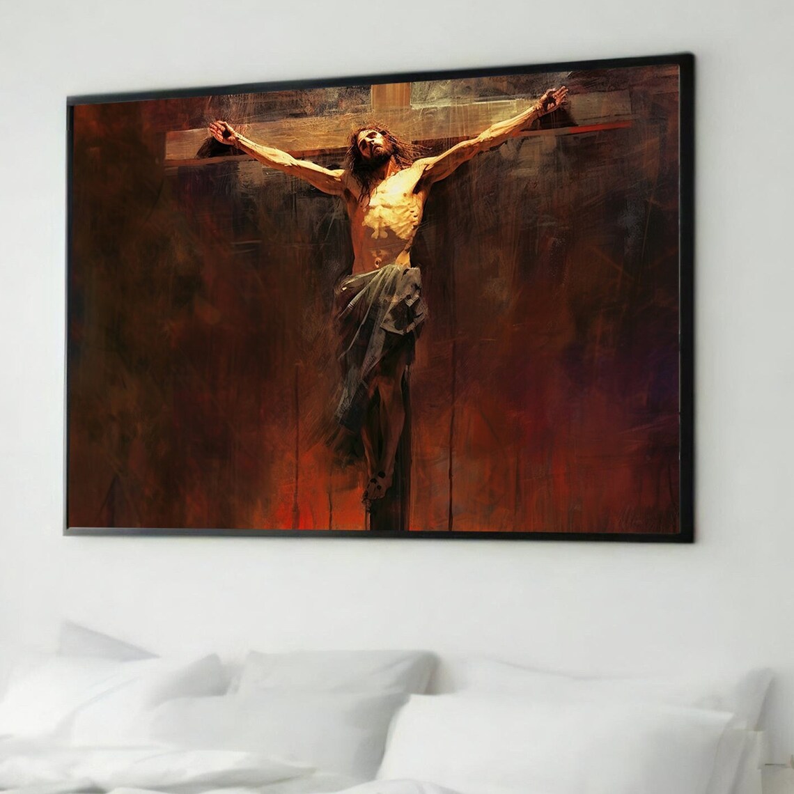 Jesus Christ Crucifixion - Spiritual Wall Art Print - Image 4