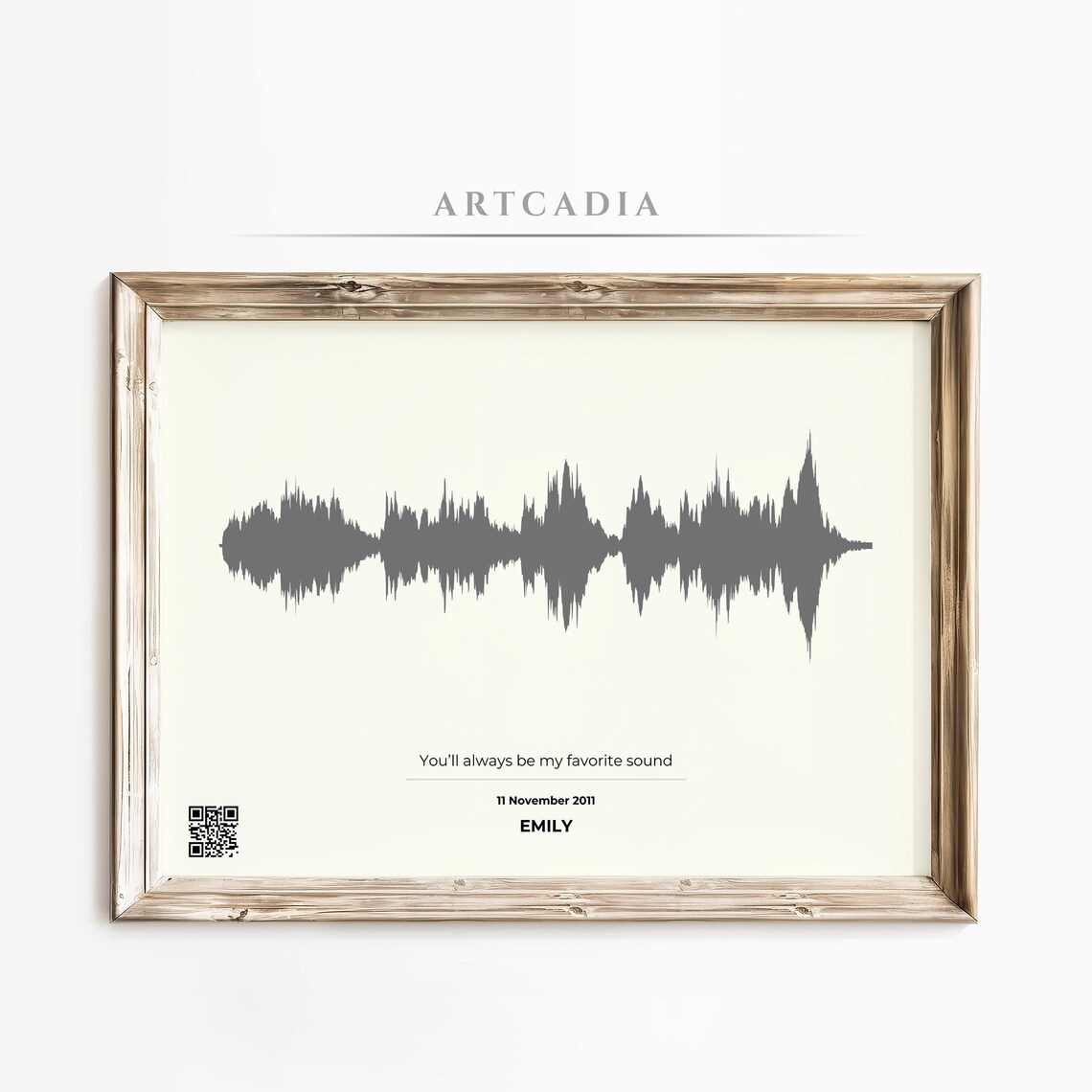 John Legend All of Me Green Soundwave Personalized Song Art Poster - Image 4