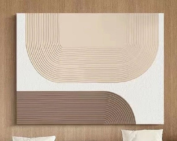 Beige Arch Wall Art Beige Textured Wall Art Beige Painting Beige And White Minimalist Art Beige Wall Art Beige Abstract Art Beige Wall Art