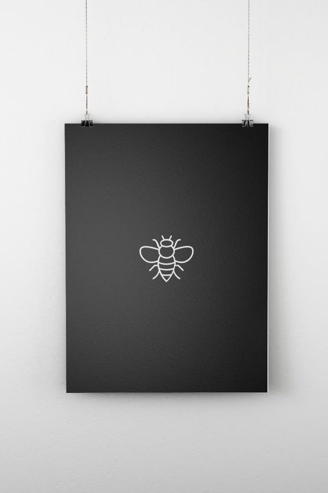 Bee Art Print Poster Wall Art Art Decor Wall Decor Art