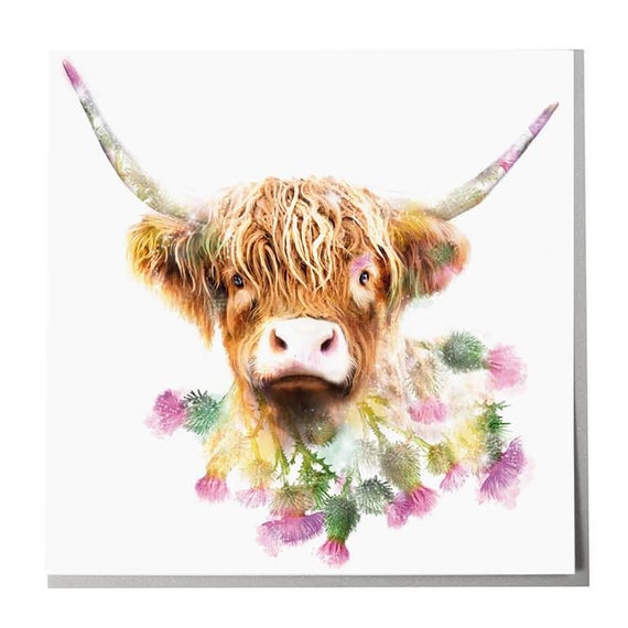 Highland Cow Art Print