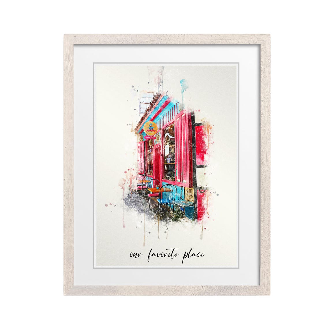 Custom Watercolor Store Painting Storefront Painting From Photo Commercial Building Painting Restaurant Painting Bar Painting Boutique - Image 3