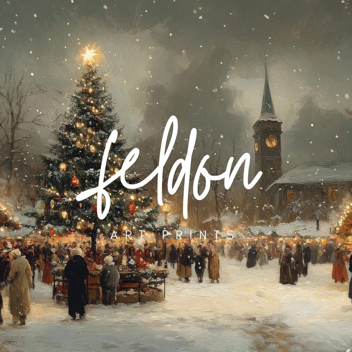 Frame Tv Art Christmas Frame Tv Art 4k Winter Painting Tv Art Vintage Landscape Painting Tv Wallpaper Tv001 - Image 3