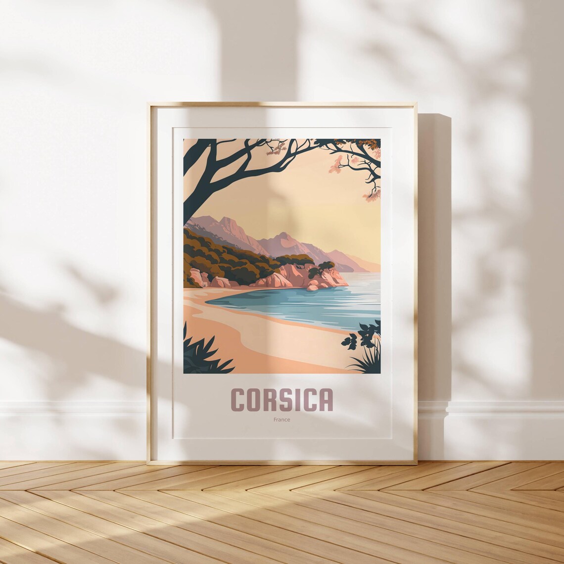 Corsica Vintage Travel Poster, France Travel Poster - Image 2