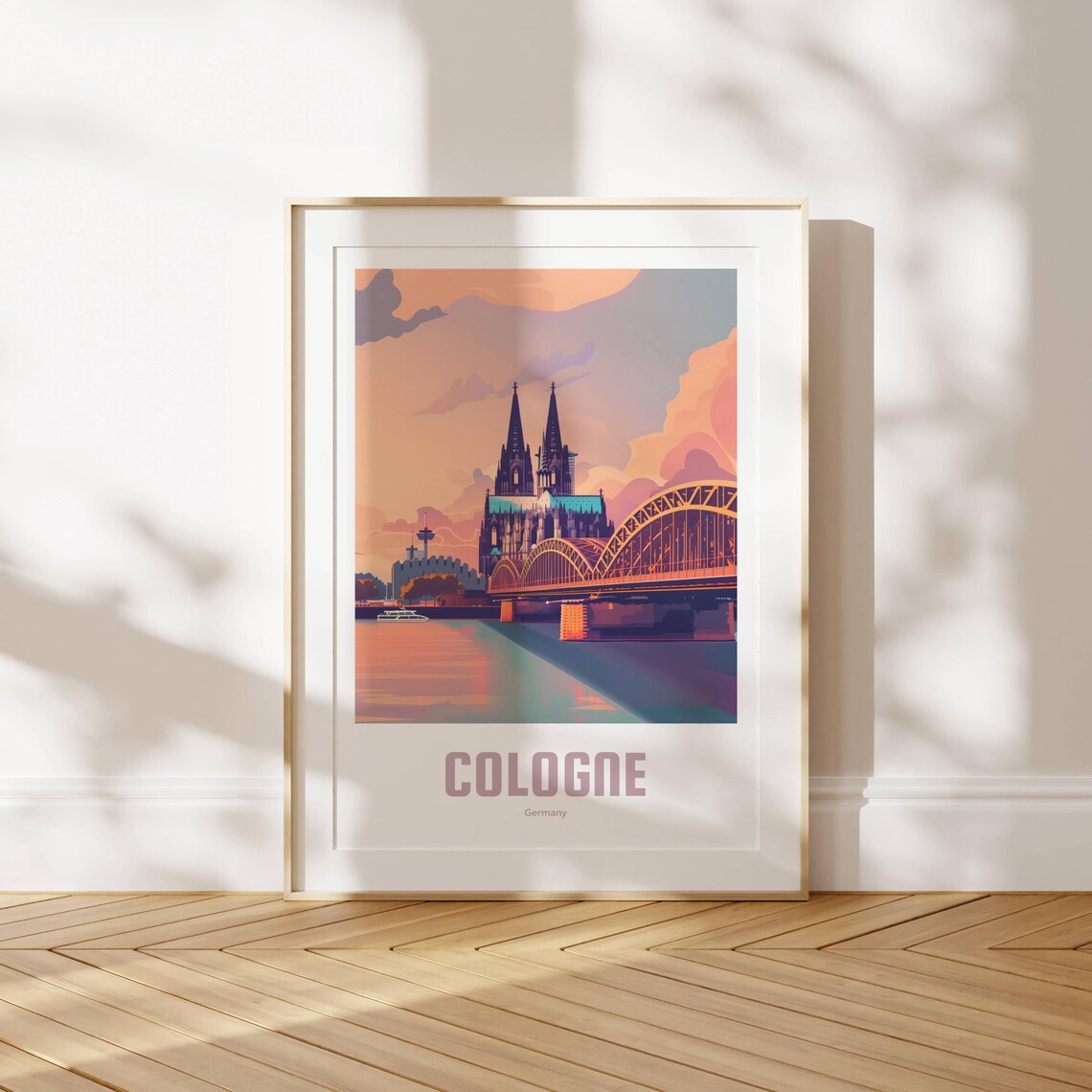 Cologne Vintage Travel Poster, Retro Travel Art Print - Image 2