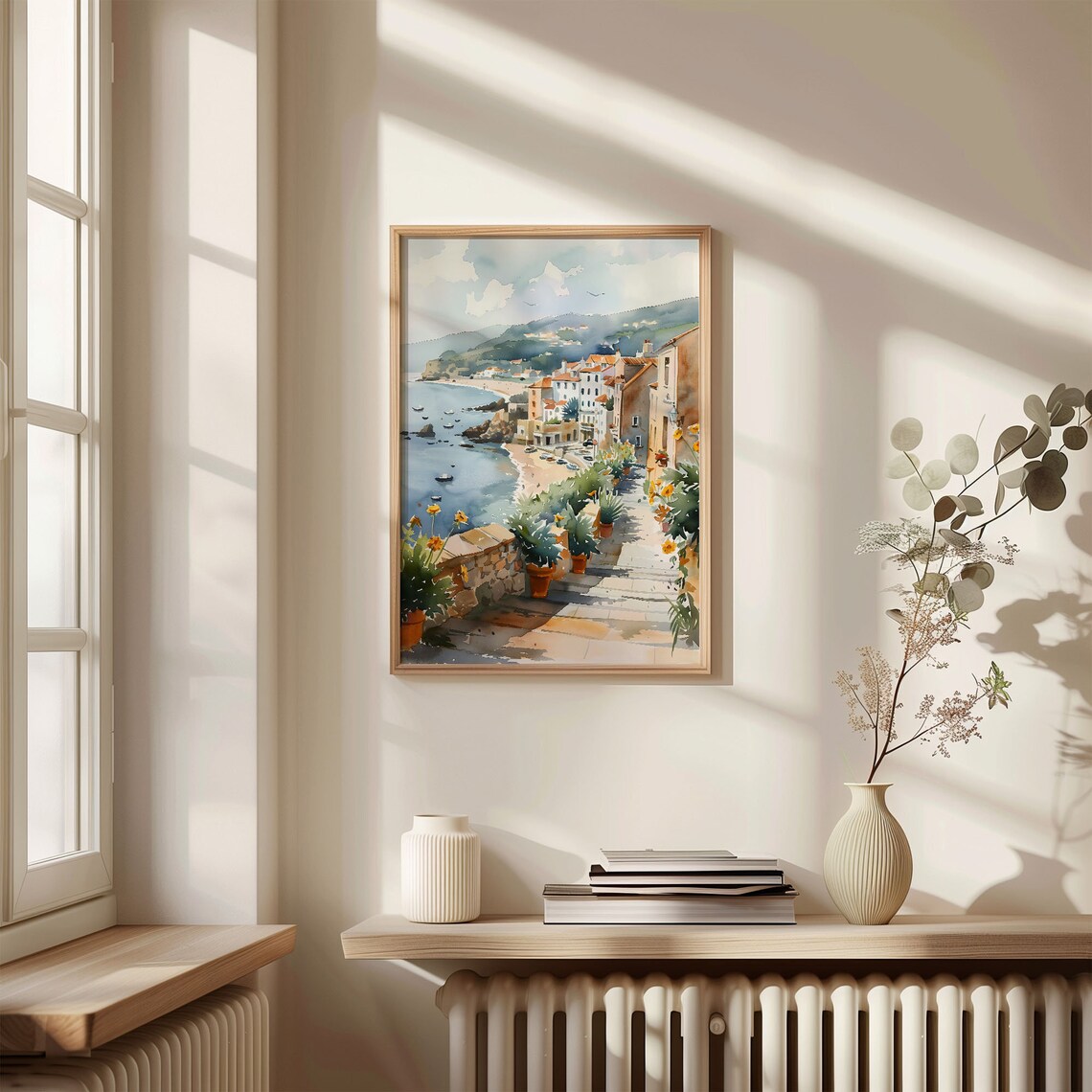 St Ives Watercolor Painting, Cornwall Travel Poster - Image 4