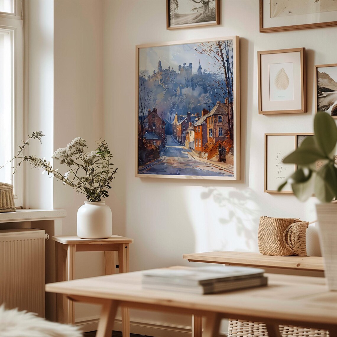 Durham Watercolor Travel Poster, Home Decor Print - Image 3