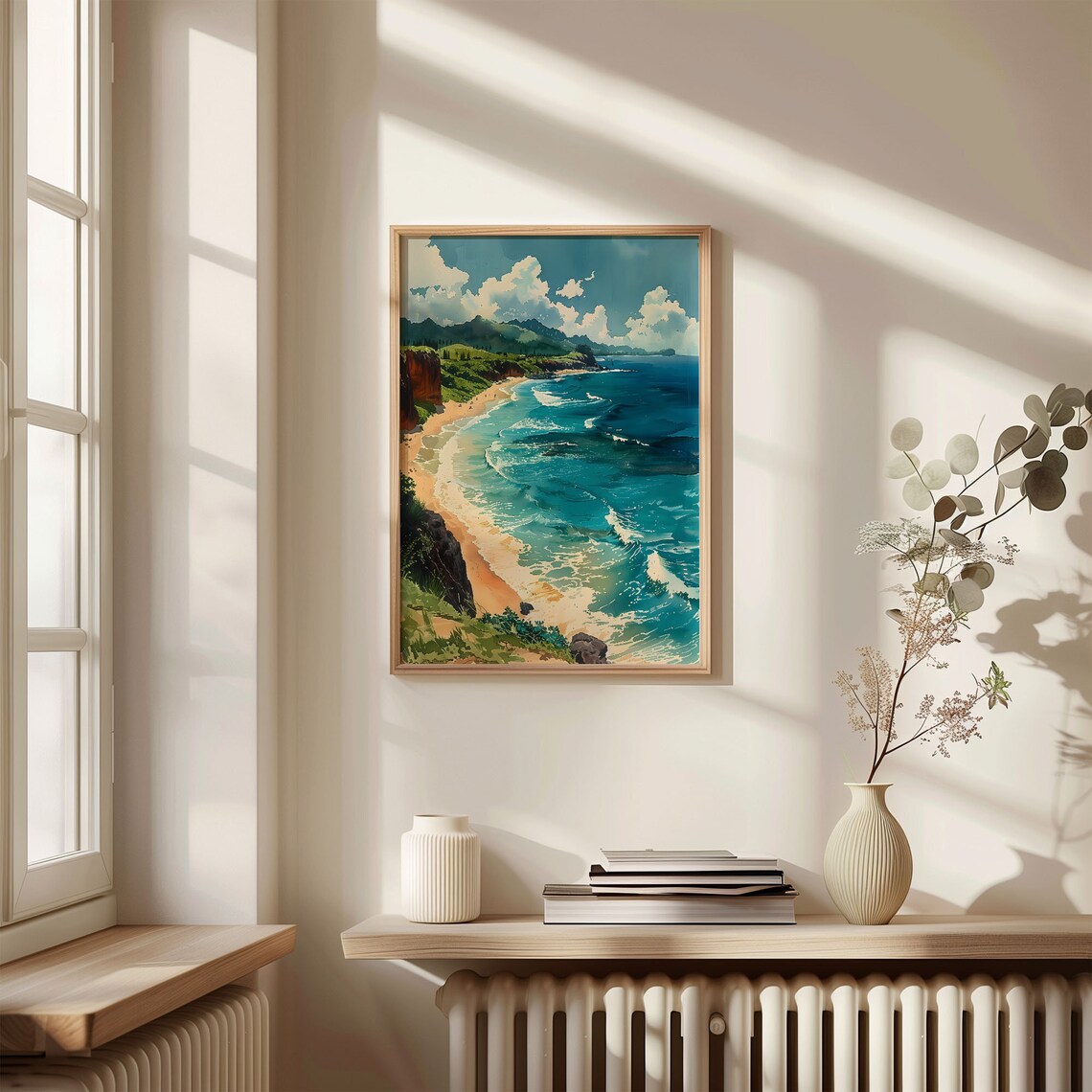 Maui Watercolor Painting Hawaii Travel Poster - Image 4