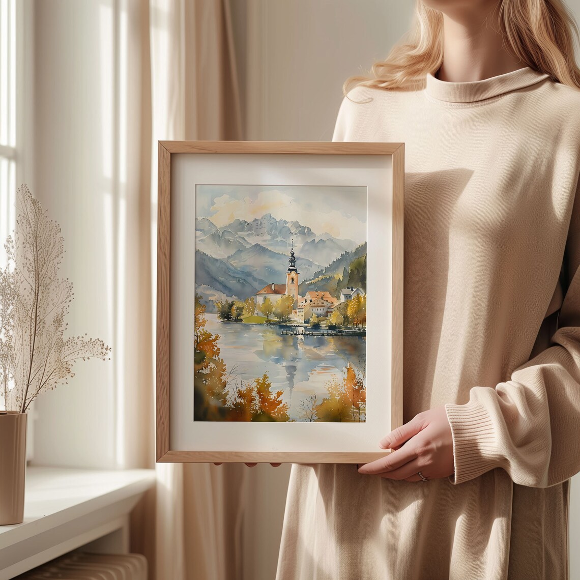 Berchtesgaden Watercolor Travel Poster, Germany Art Print - Image 2