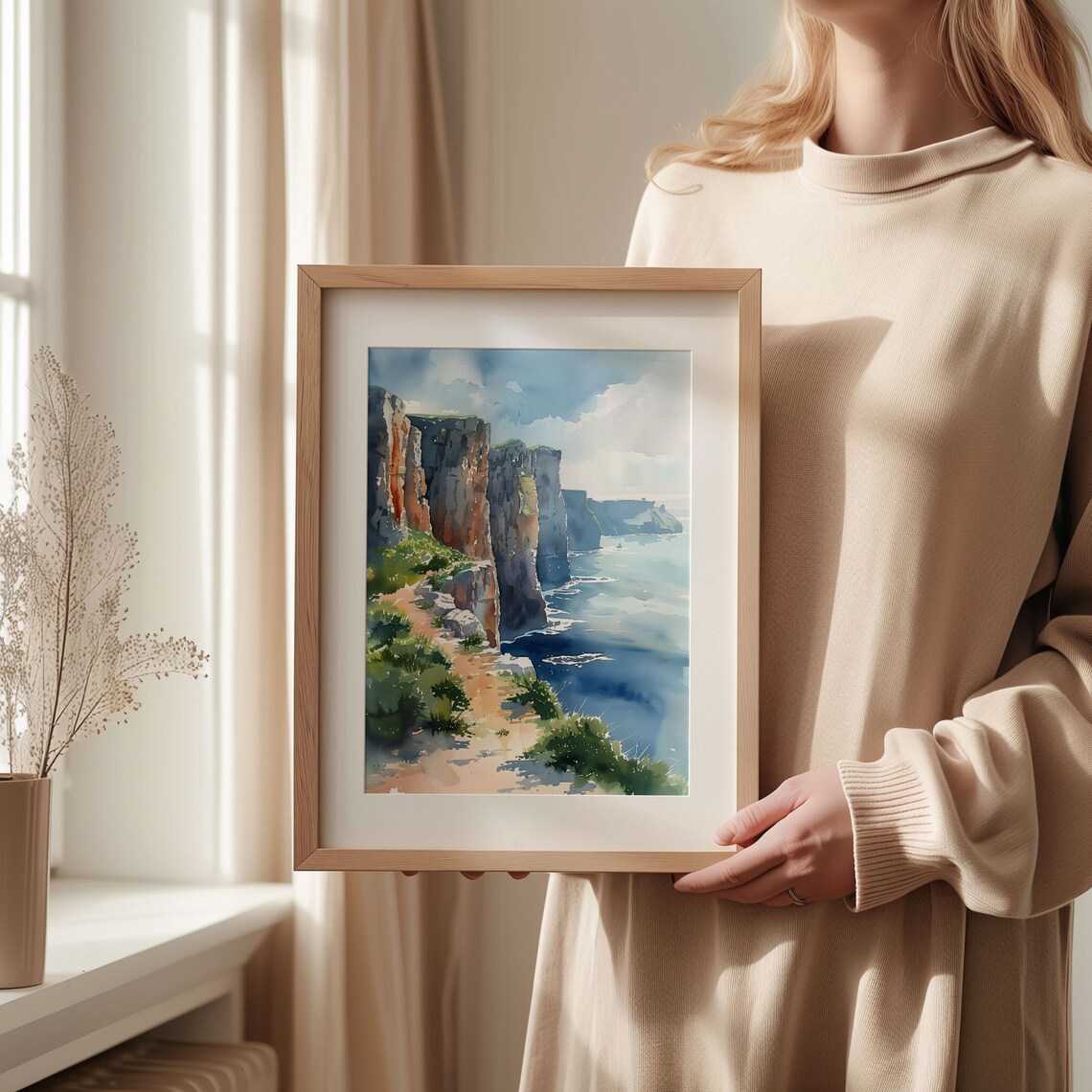 Cliffs Of Moher Landscape Travel Poster - Image 2