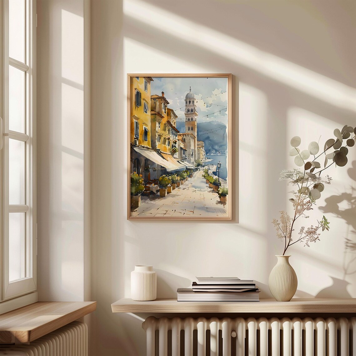 Croatia Split Dubrovnik Hvar Trogir Watercolor Travel Poster - Image 4