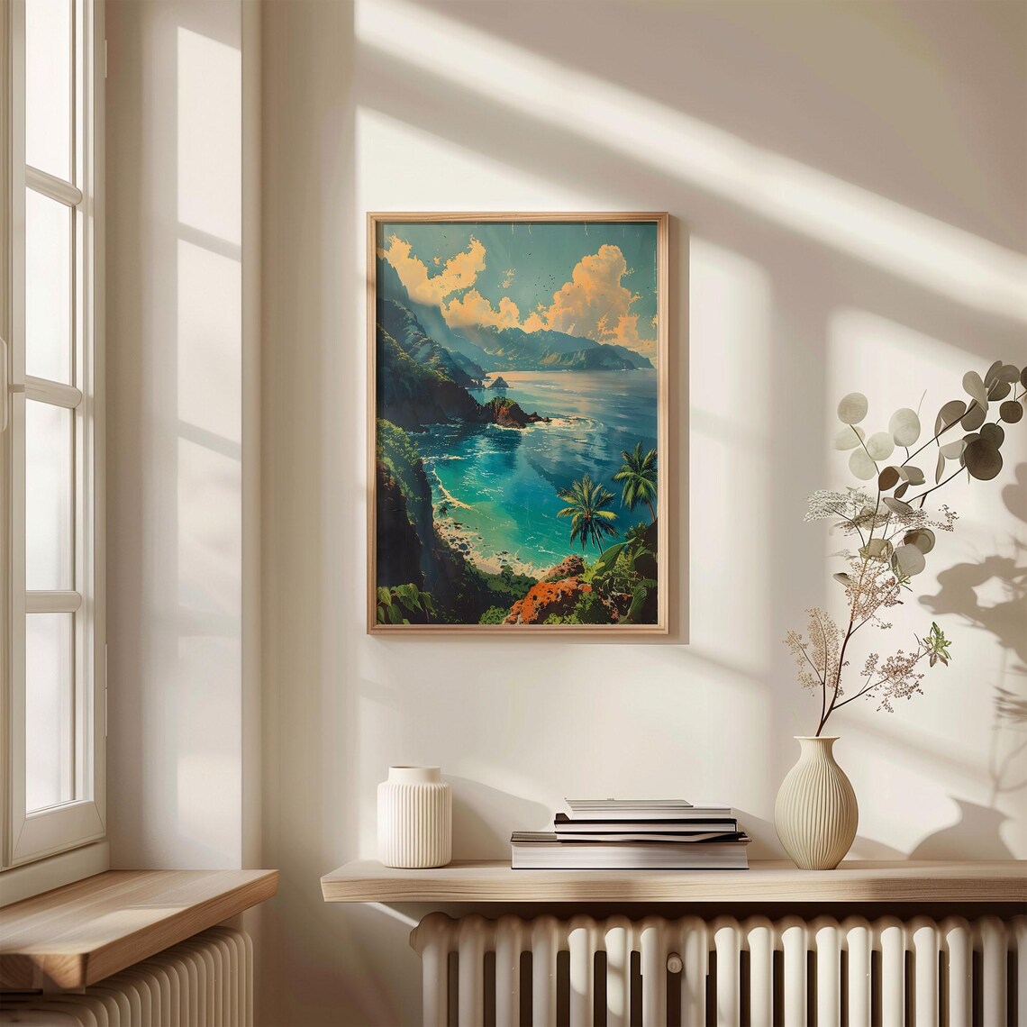 Hawaii Watercolor Painting Kauai Travel Poster - Image 4