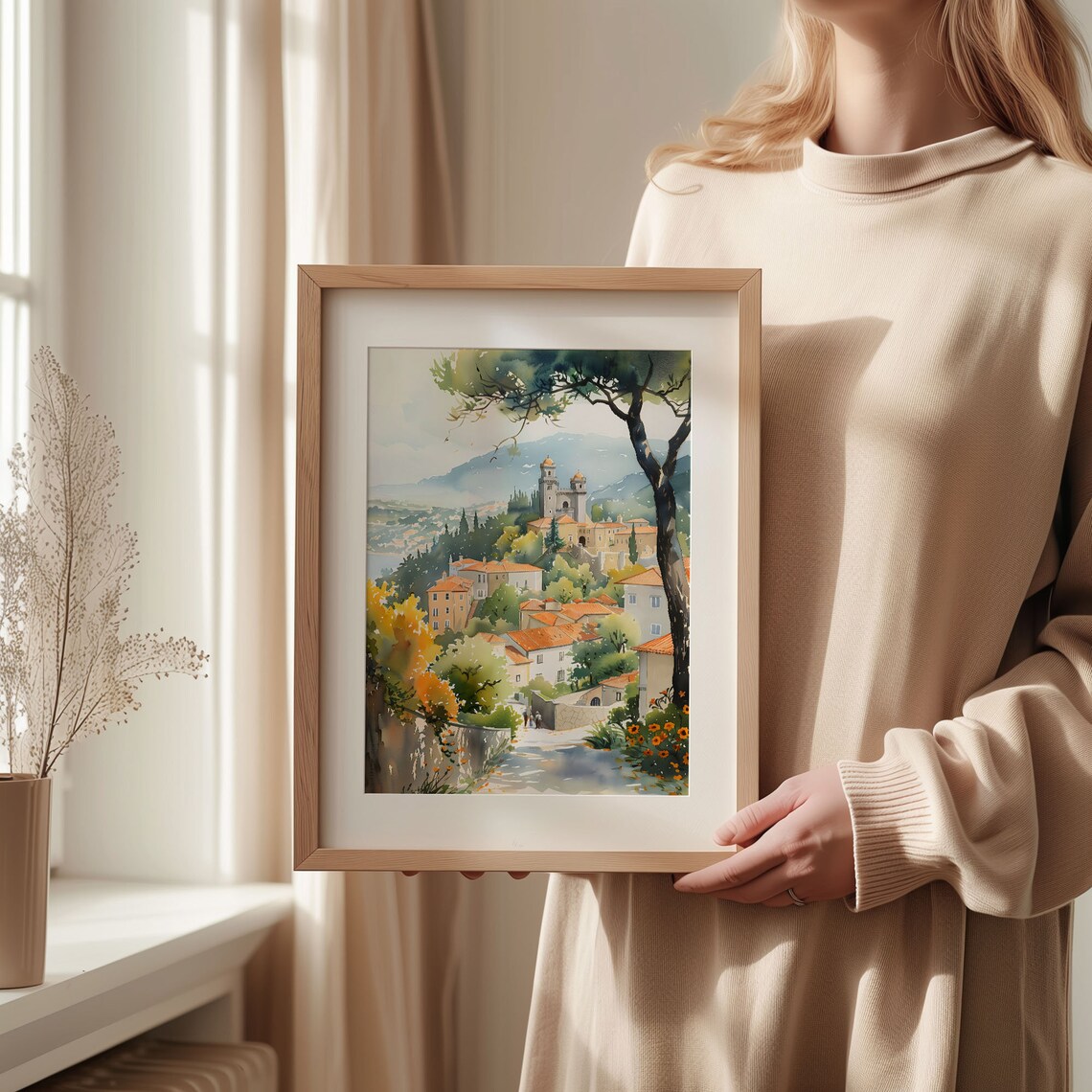 Sintra Watercolor Painting, Portugal Travel Poster - Image 2