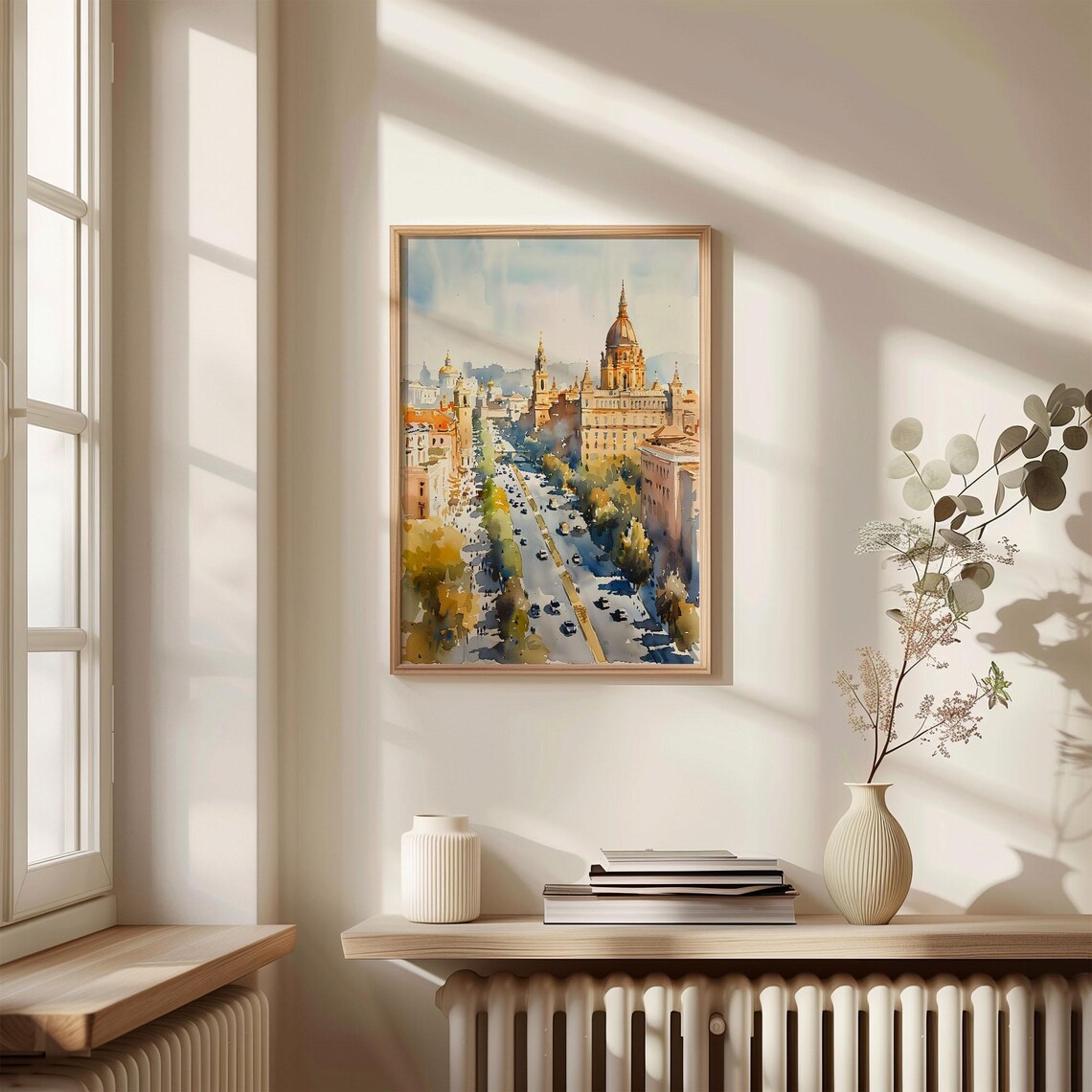 Kyiv Watercolor Travel Poster, Ukraine Wall Art - Image 4