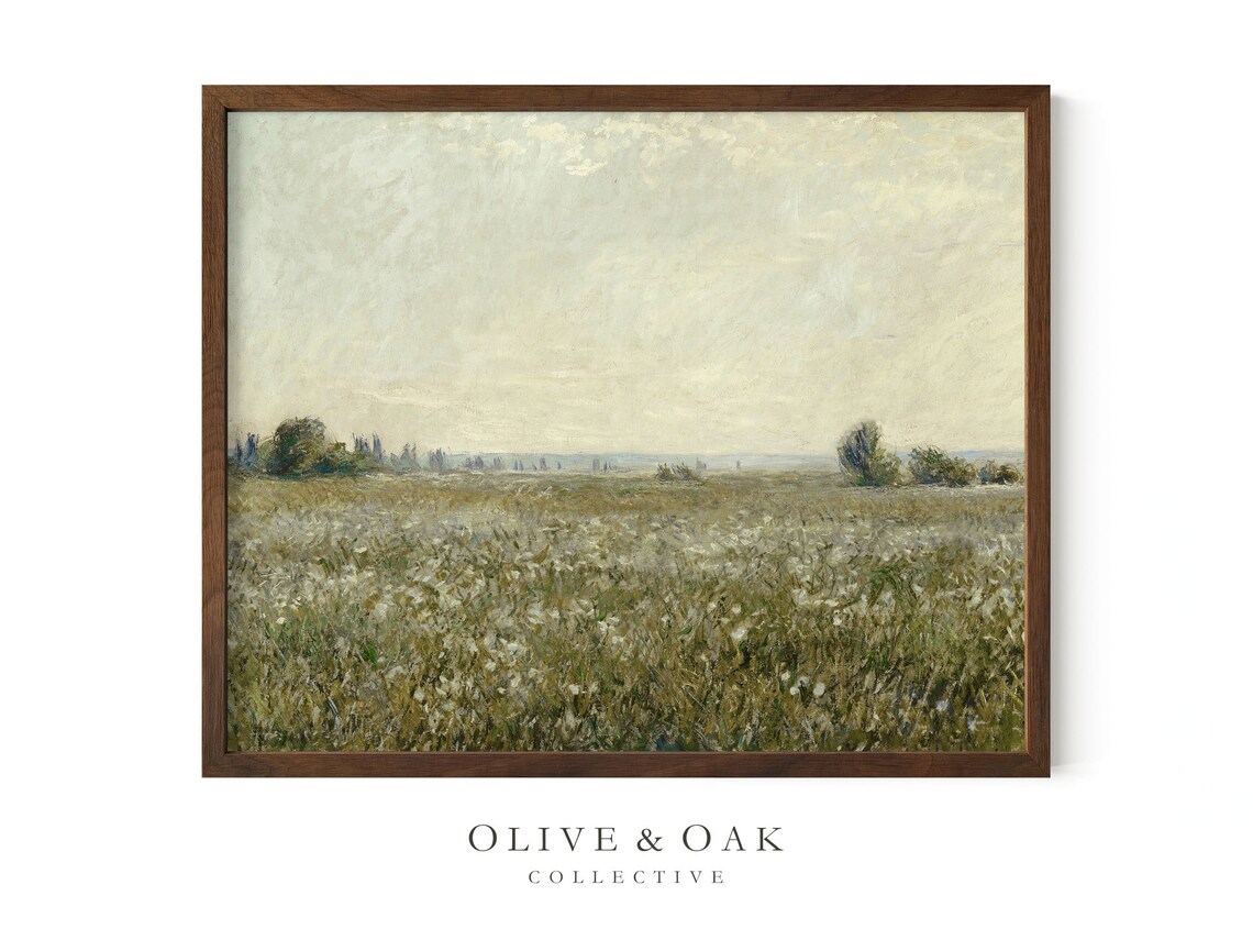 Spring Landscape Painting, Farmhouse Decor Art Print - Image 3