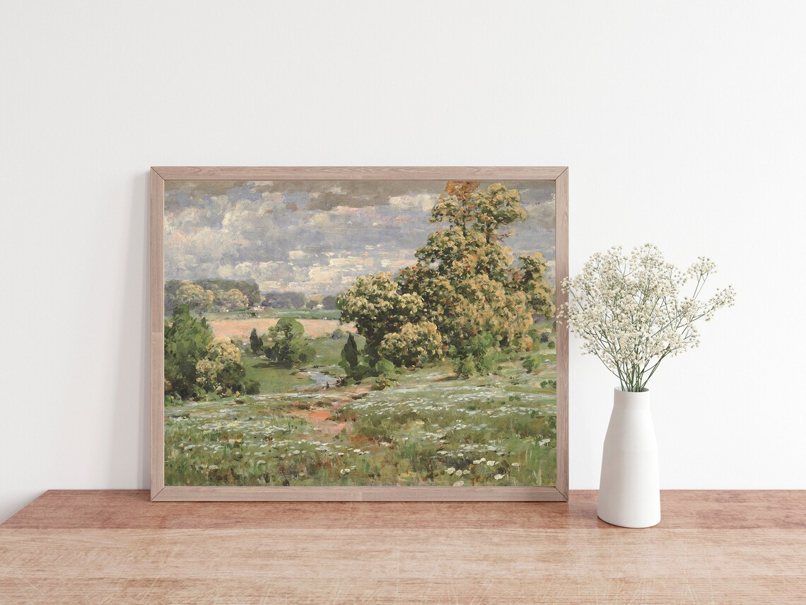 Spring Landscape - Vintage Farmhouse - Image 4