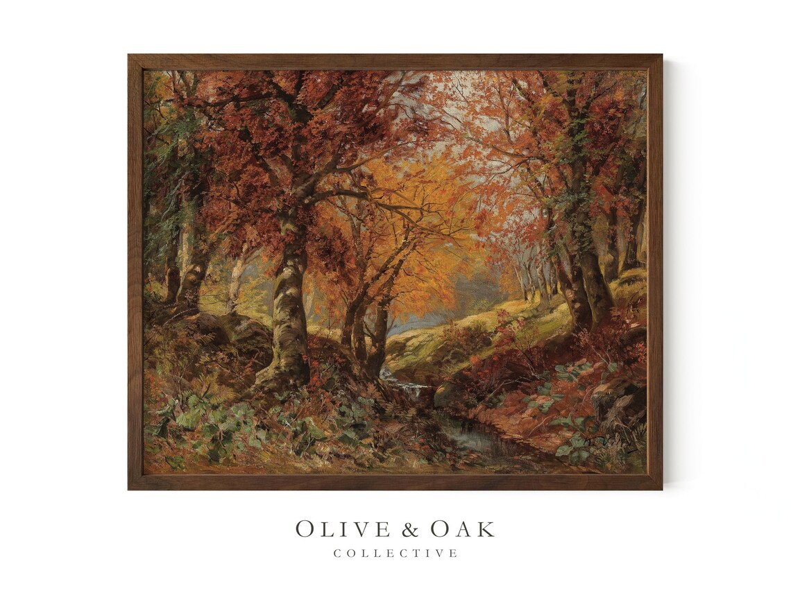 Autumn Landscape - Vintage Art - Image 2