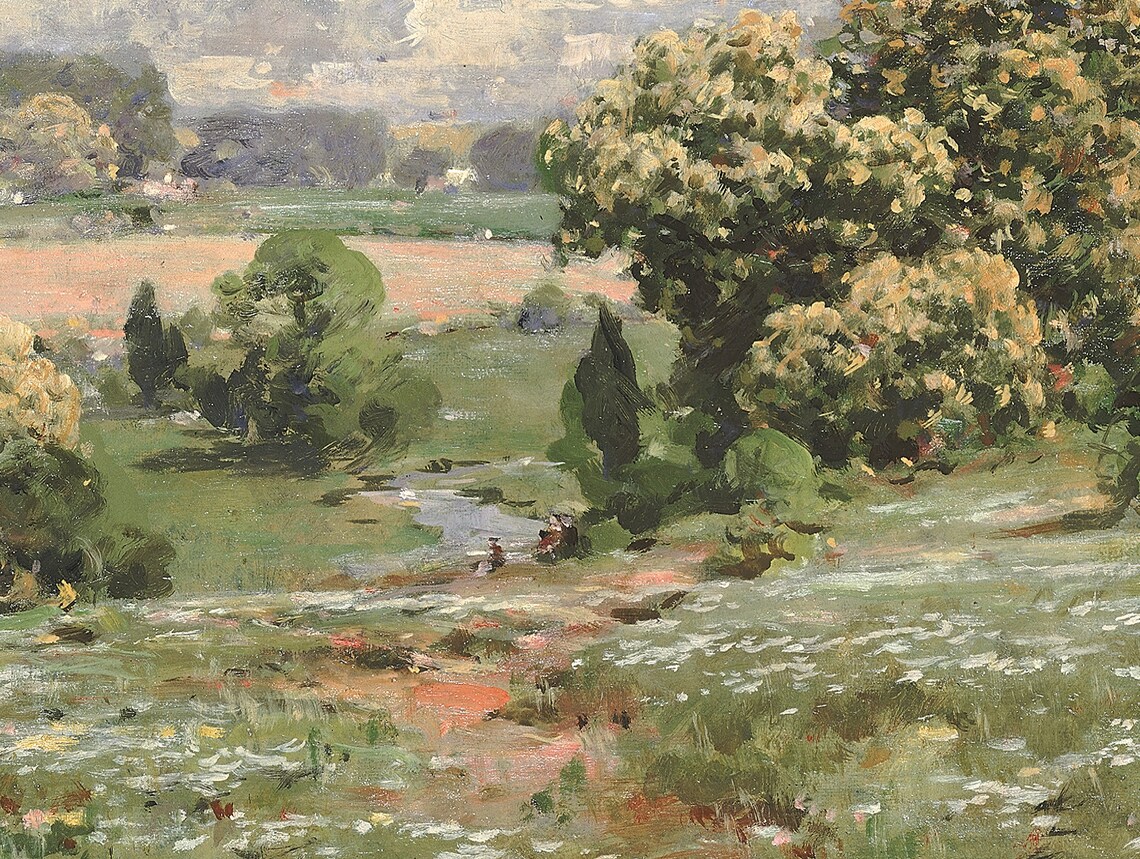 Spring Landscape - Vintage Farmhouse - Image 3