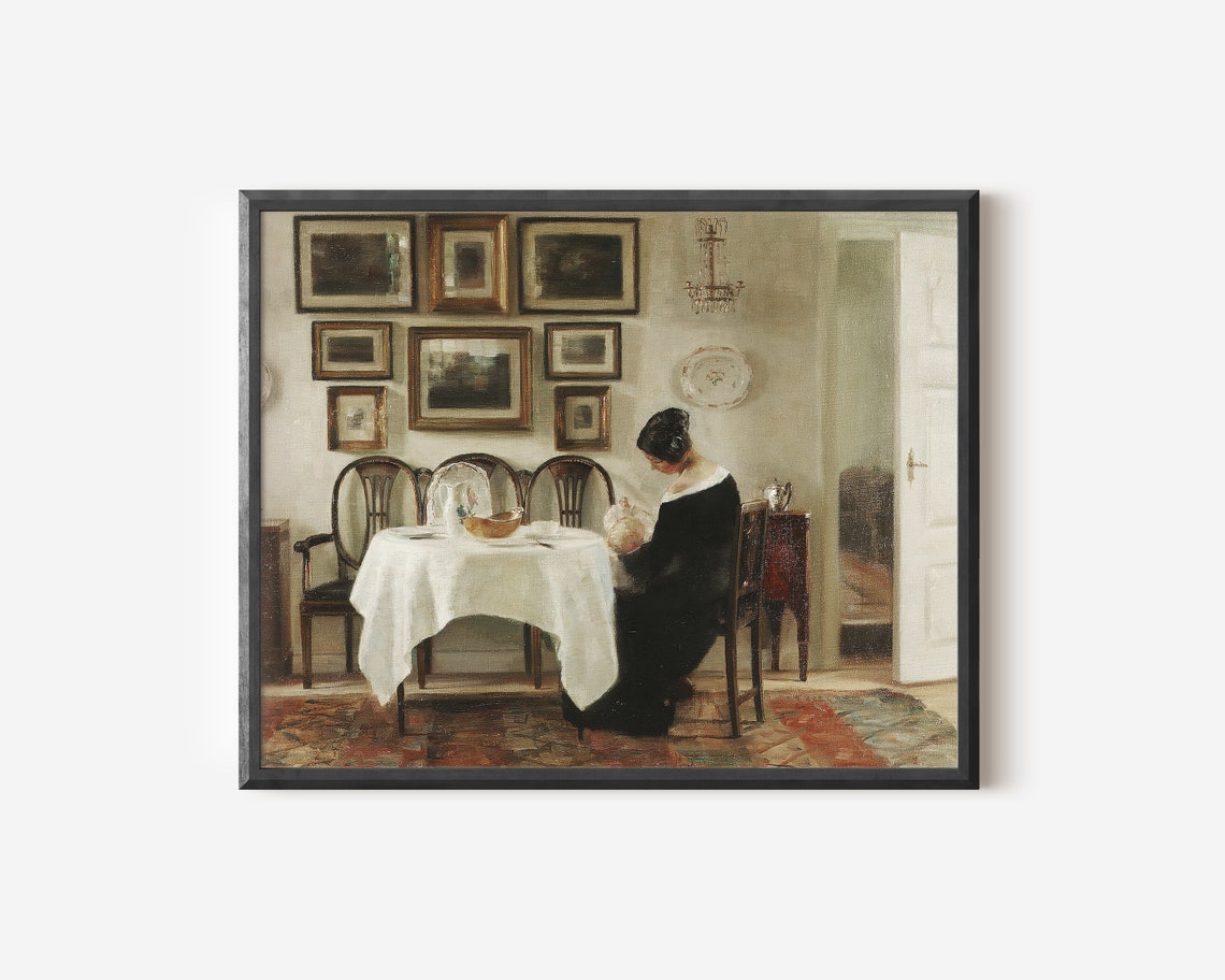 Victorian Portrait Painting, Mother And Baby Art Print - Image 2