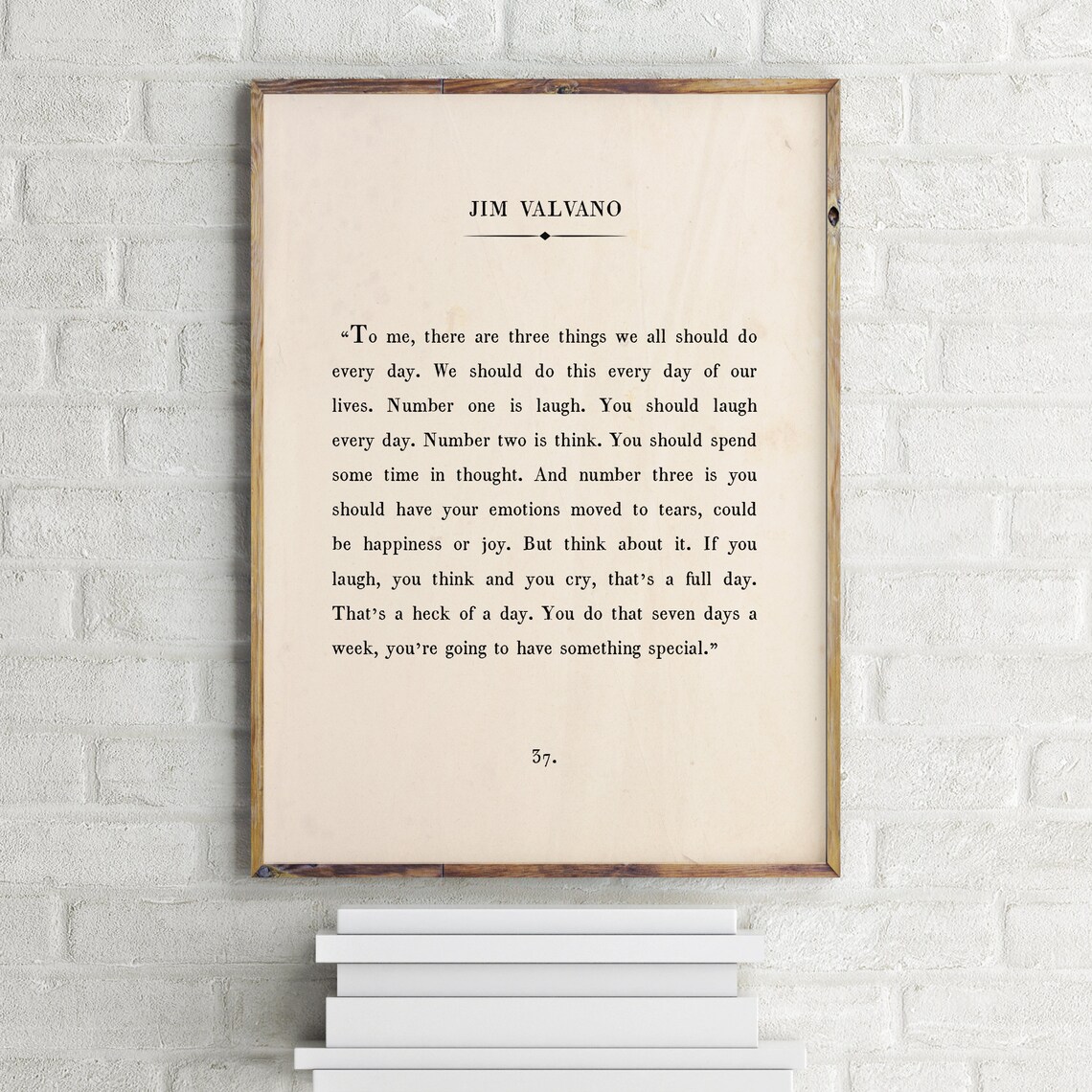 Jim Valvano Quote Book Page, Motivational Art Print - Image 2