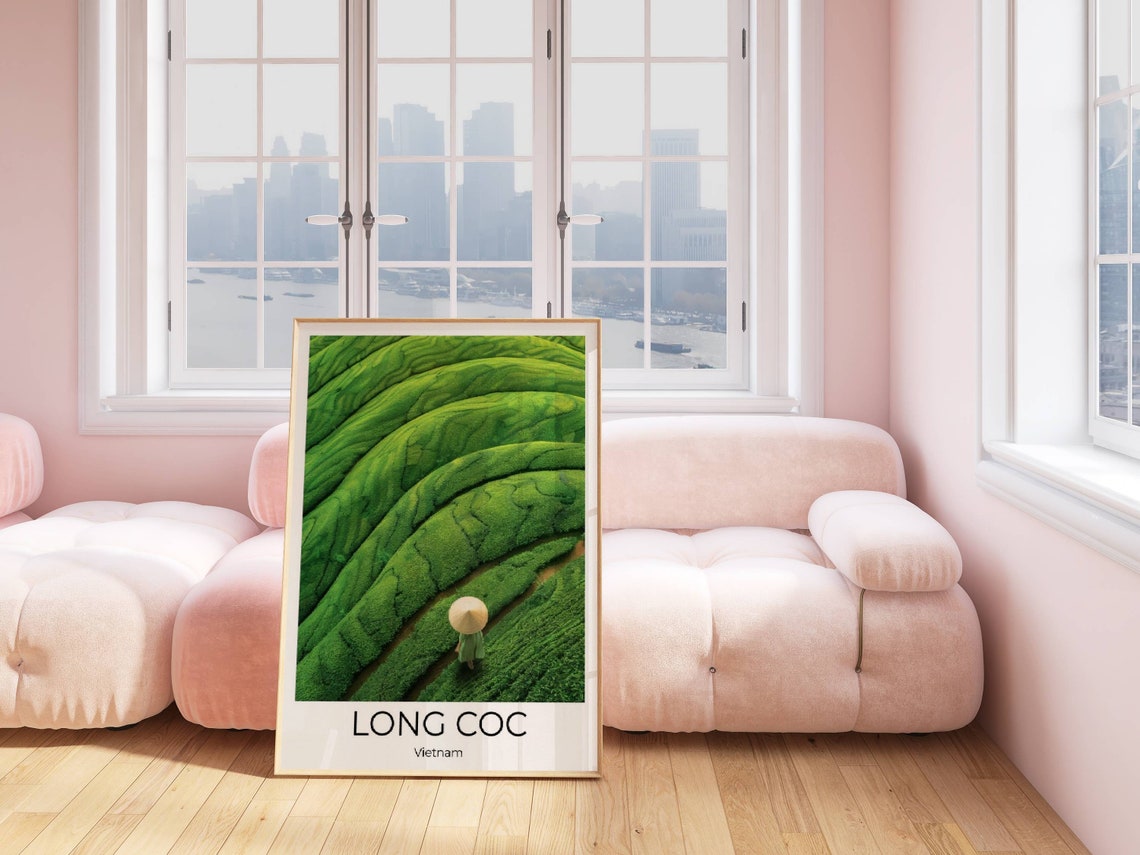 Long Coc Vietnam Travel Poster Of Vietnam Wall Art Vietnam Travel Vietnam Hanoi Wall Decoration - Image 3
