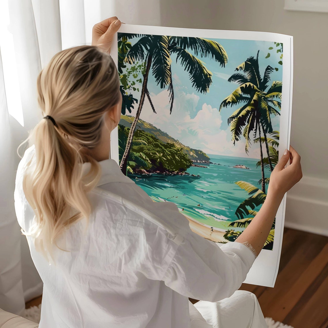 Guadeloupe Island Guadeloupe Caribbean Travel Poster Guadeloupe Wall Art Guadeloupe Travel Print Guadeloupe Guadeloupe Memories - Image 3
