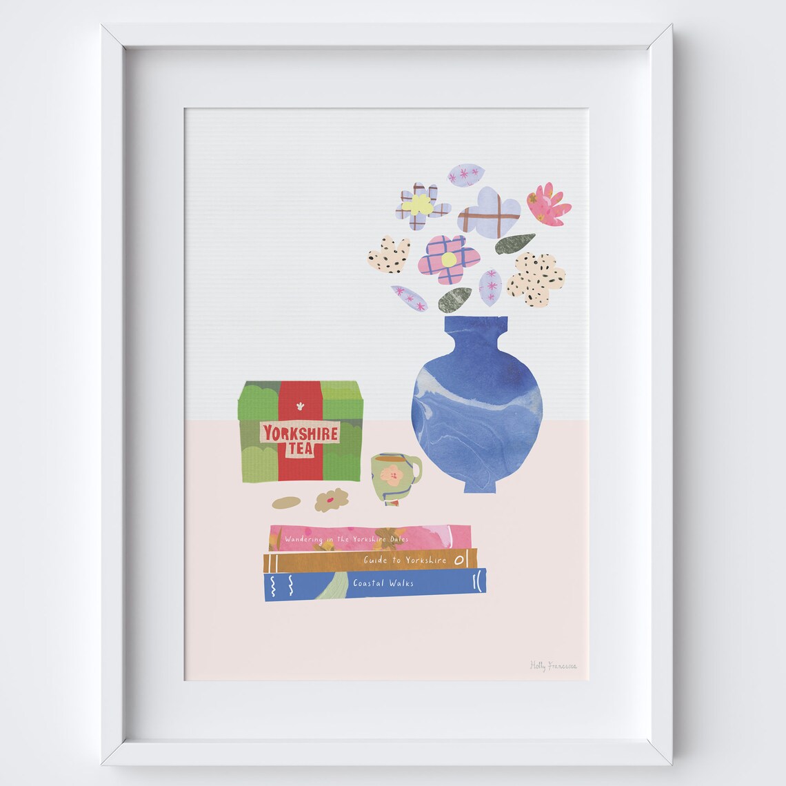 Yorkshire Still Life Scene Art Print, English Time