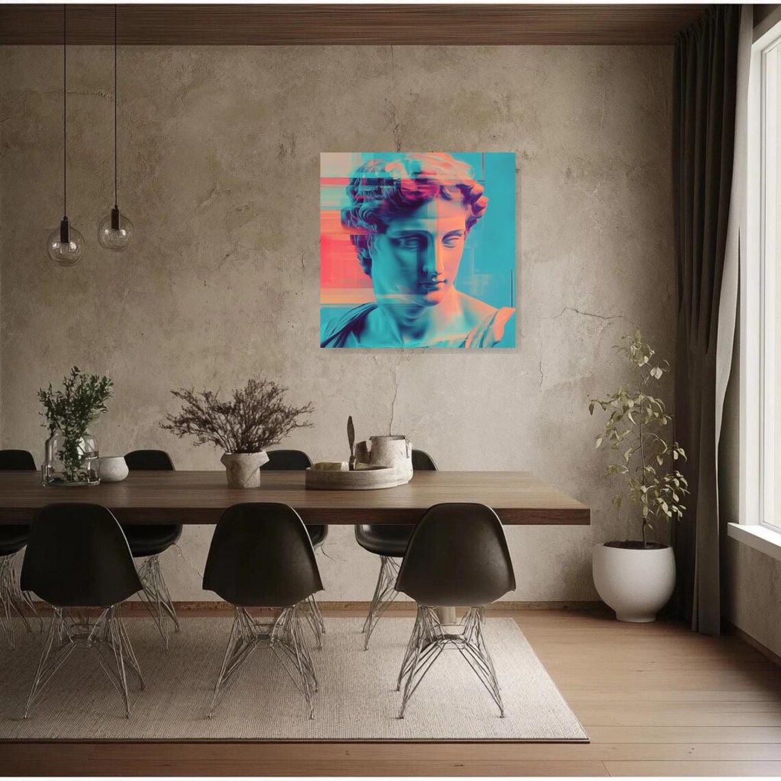 Modern Classical Sculpture-Inspired Art Print - Image 2