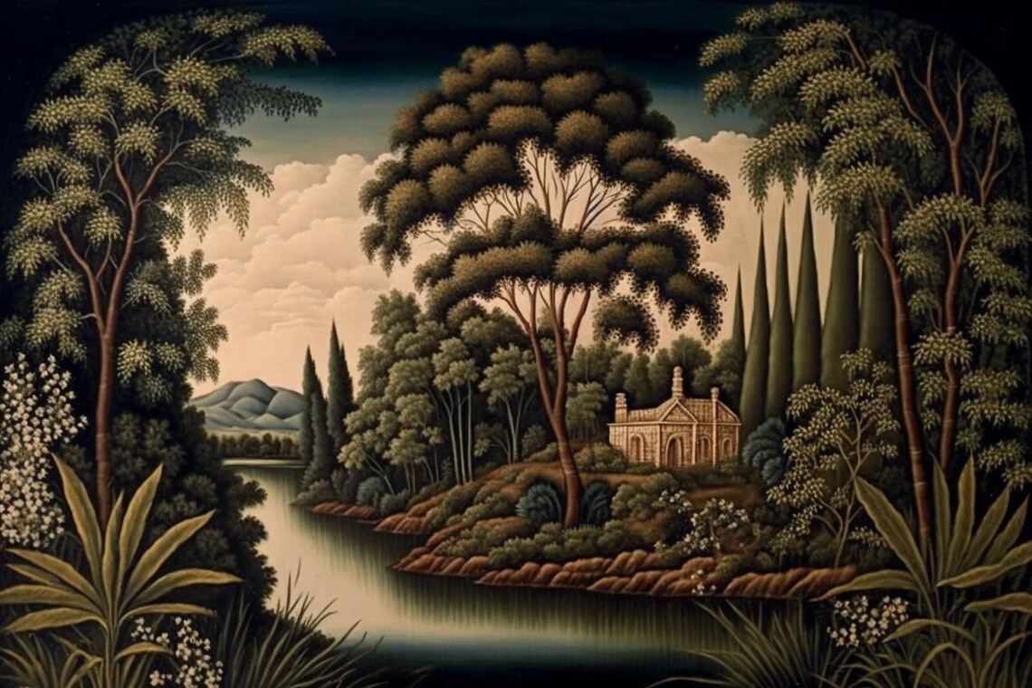 Henry Rousseau Iso Original Art, Custom Curators