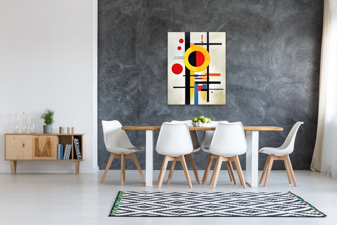 Mechanized Precision, Abstract Modern Composition - Image 2