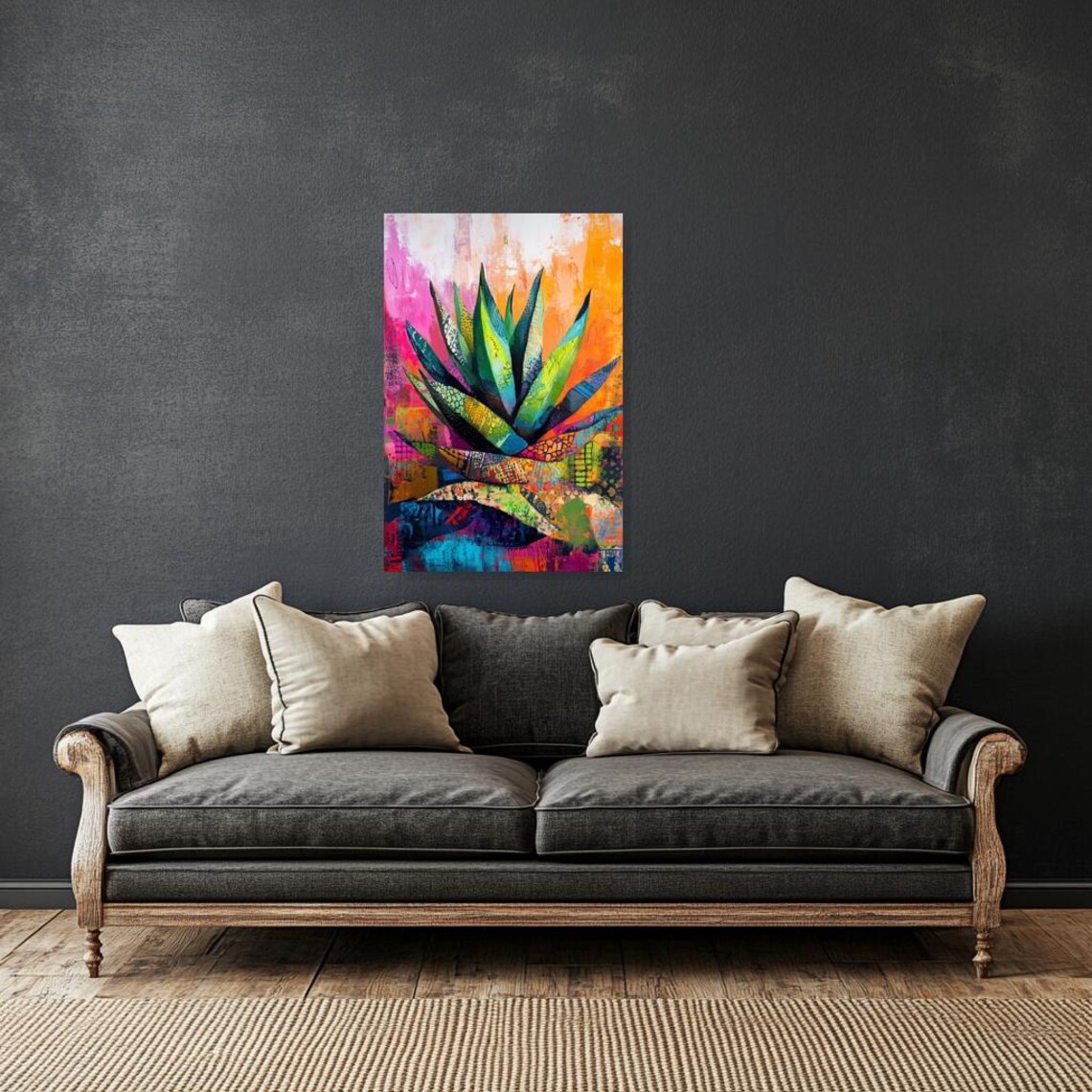 Matisse-Inspired Agave Plant Art Print, Home Decor - Image 3