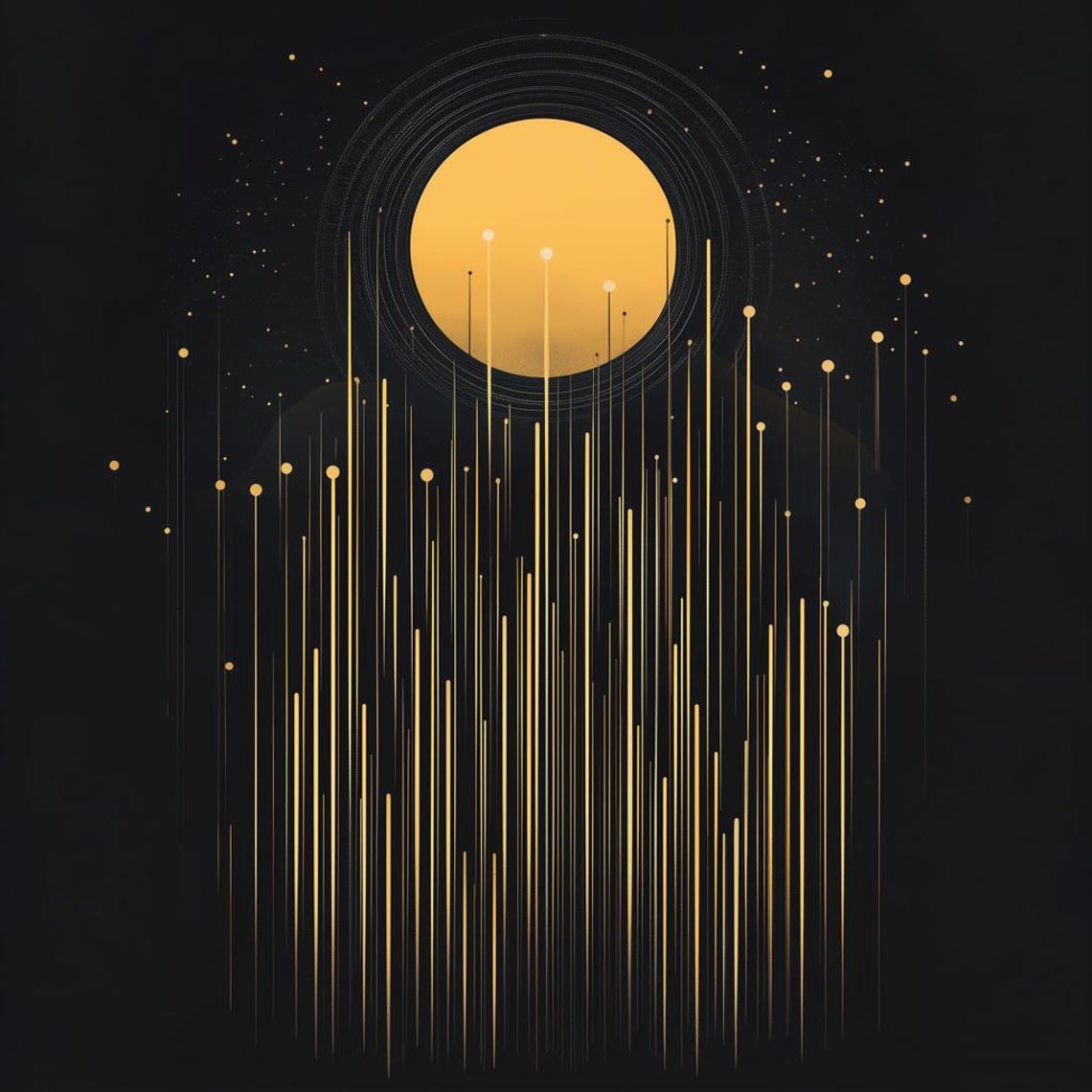 Abstract Gold Lines Print Art Inspired By Klimt For Modern Home Decor Unique Wall Art And Print