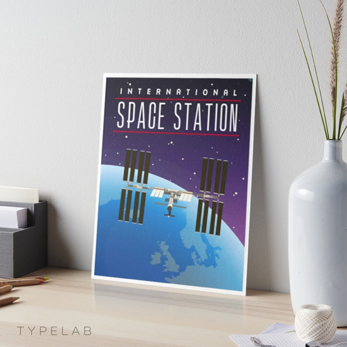 International Space Station Art Print, NASA Space Station - Image 2