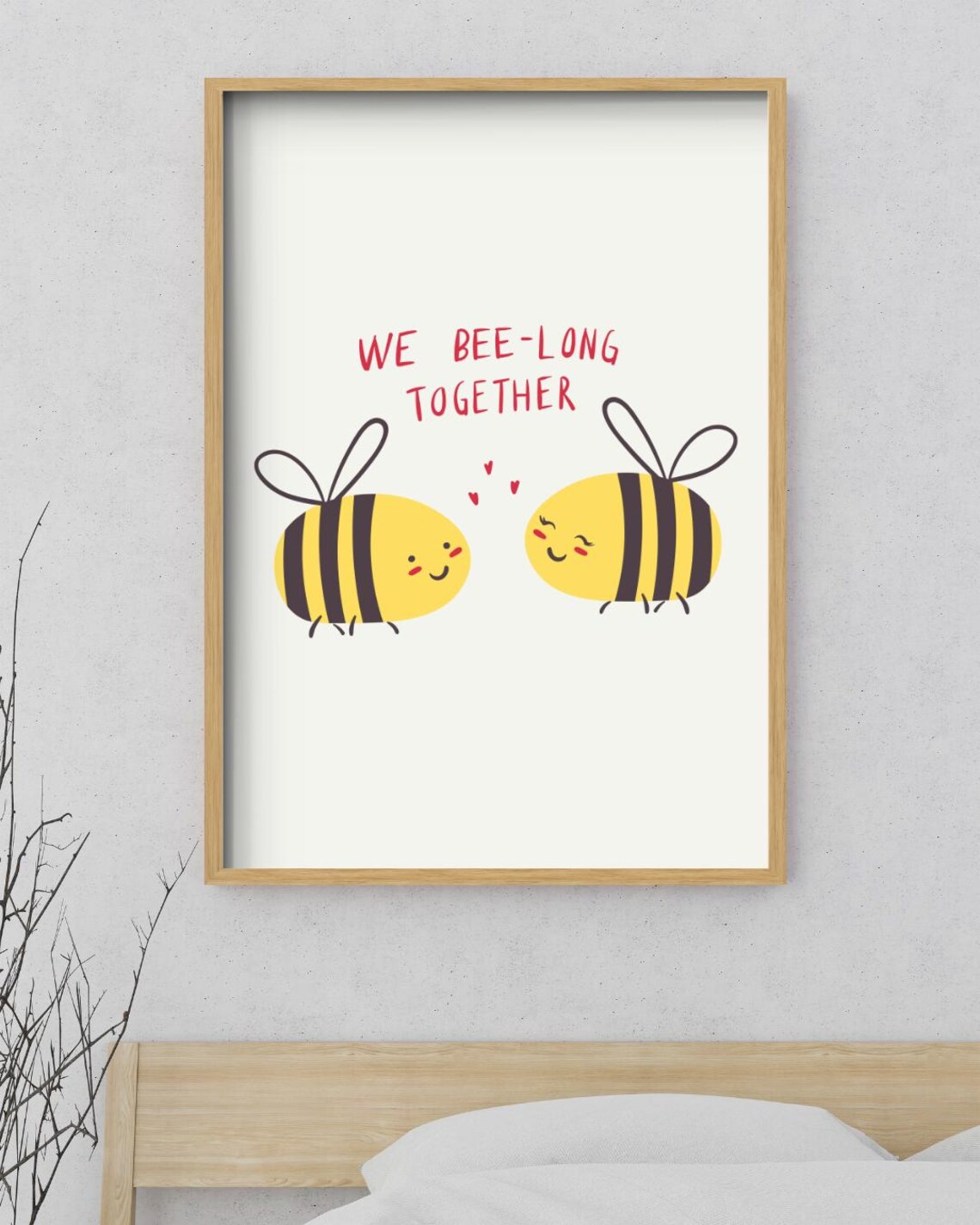 We Bee Long Together Cute Valentine's Day Poster - Image 3