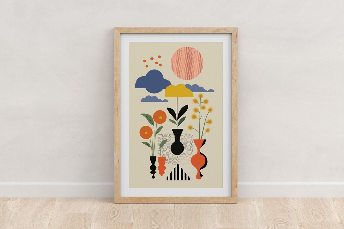 Abstract Cloud Poster, Nature Wall Art