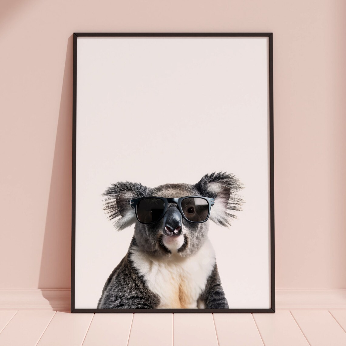 Koala Bear in Sunglasses Funny Animal Art Print - Image 2