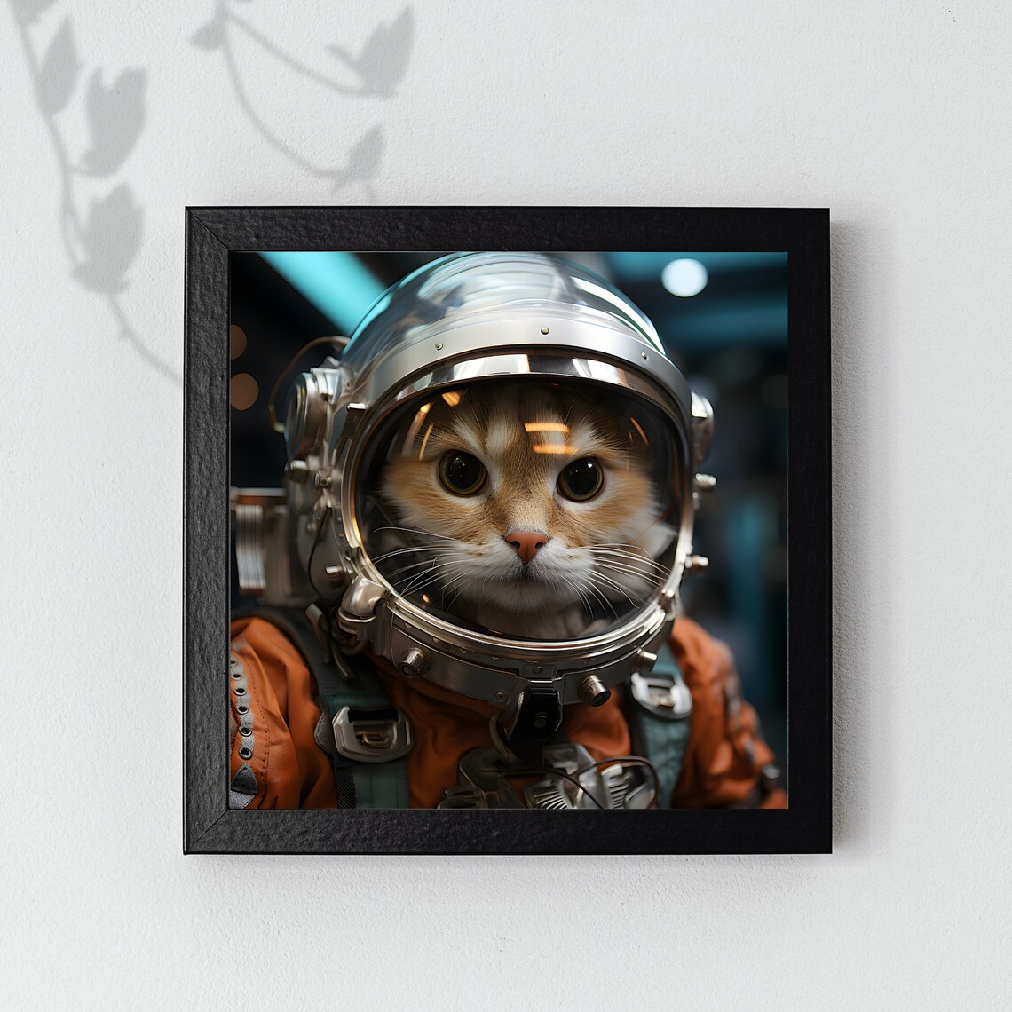 Cat Astronaut, Animal Lover Gift Poster