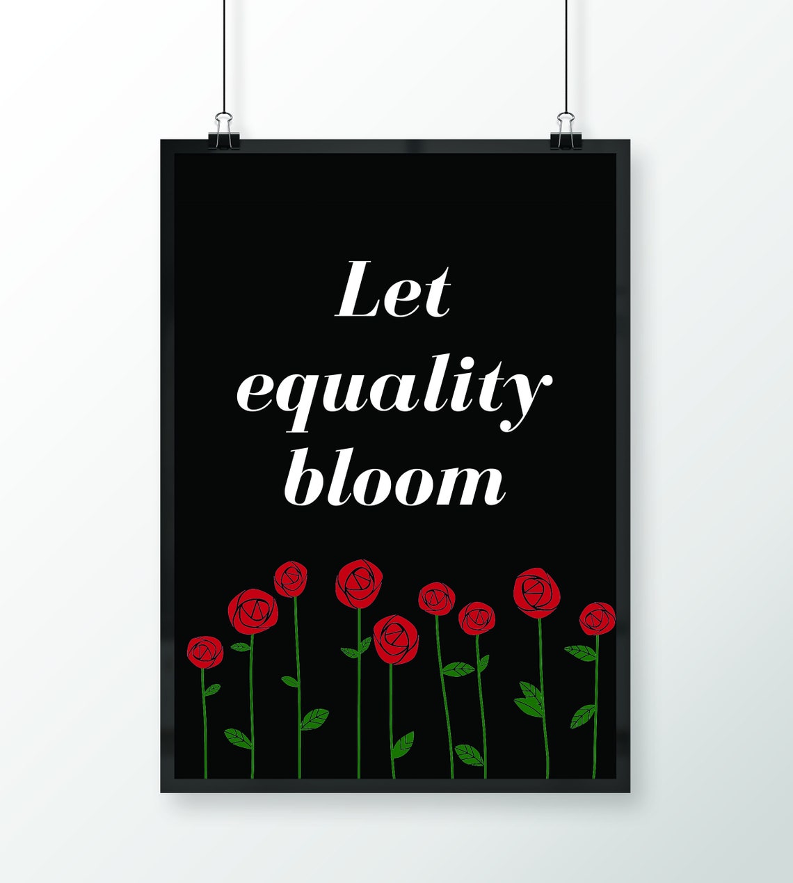 Equality Art Feminist Art Feminist Poster Dorm Room Decor Anti Trump Gift Black Women Print Feminist Gift Gay Pride Gay Art Equal