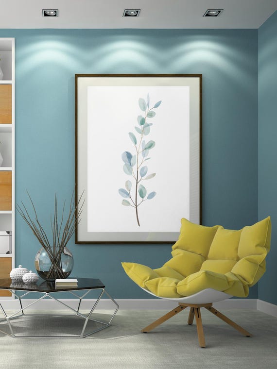 Minimalist Botanical Wall Art Modern Poster Scandinavian Home Decor