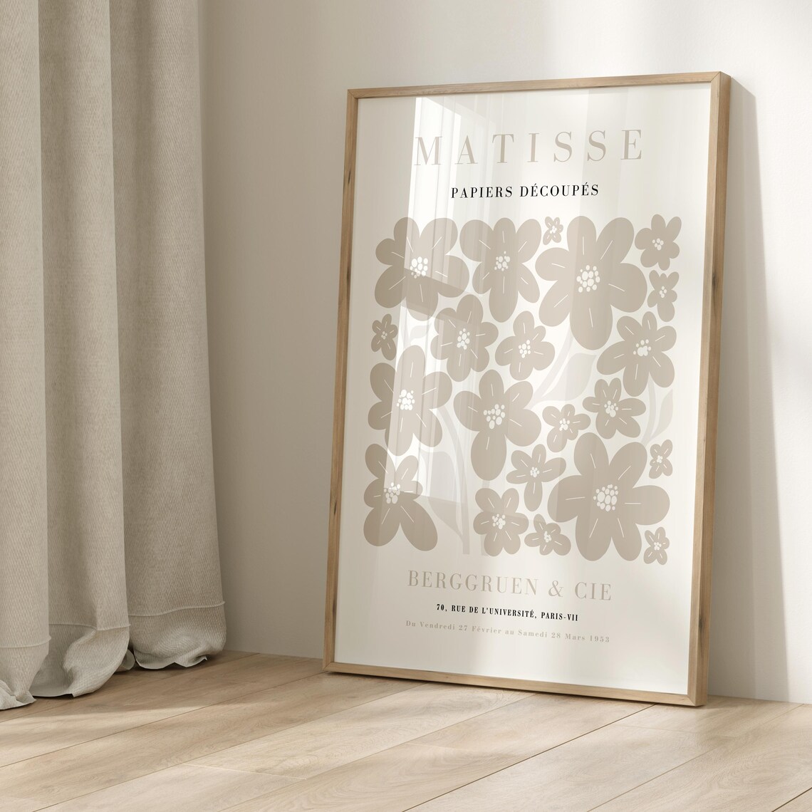 Matisse Flower Market, Botanical Wall Art Print - Image 2