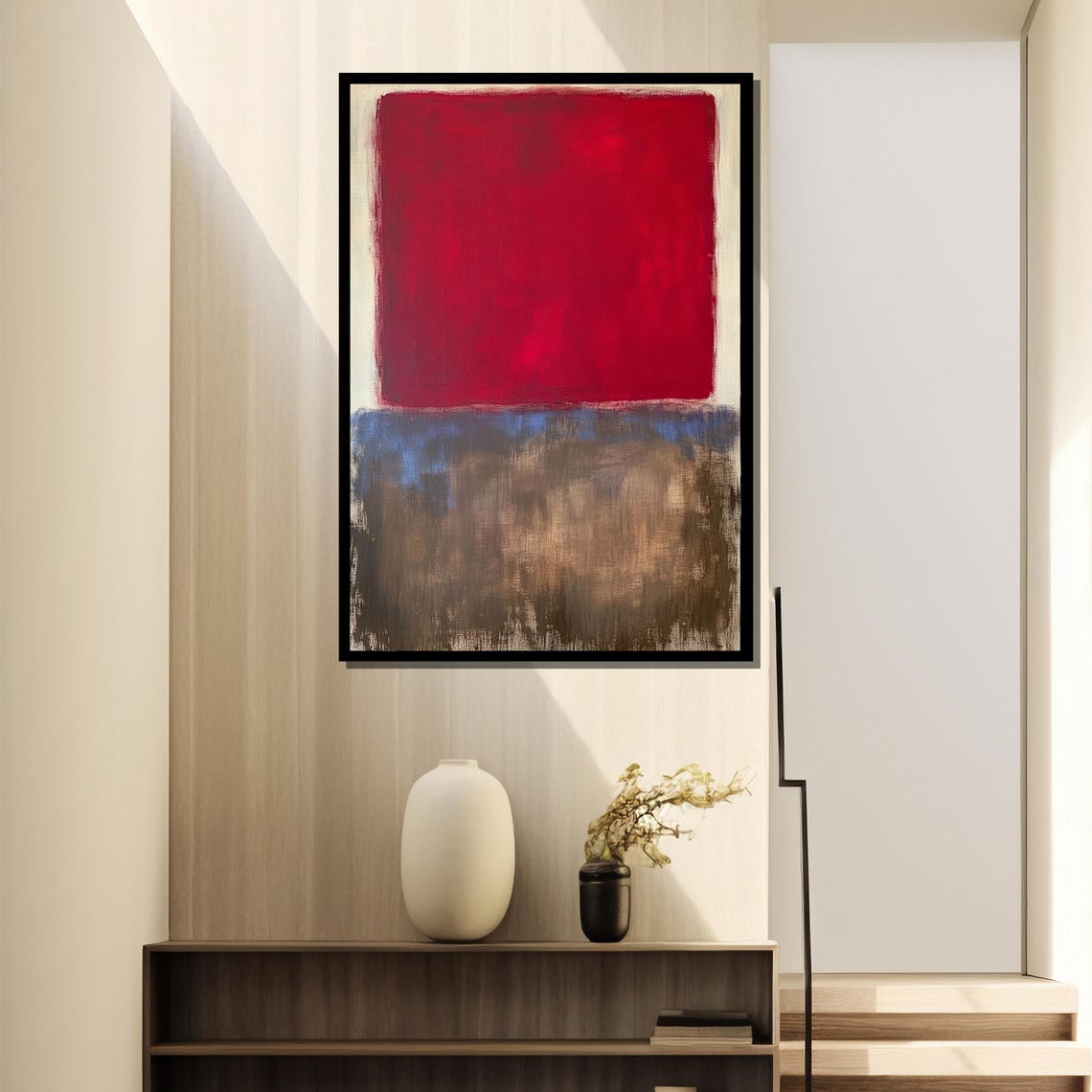 Mark Rothko Abstract Painting, Modern Home Decor - Image 2