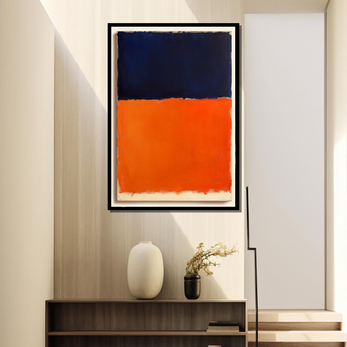 Mark Rothko Painting, Minimalist Abstract Art Print - Image 2