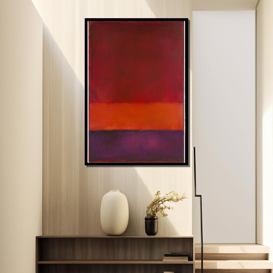 Mark Rothko Painting, Abstract Gift for Modern Spaces - Image 2