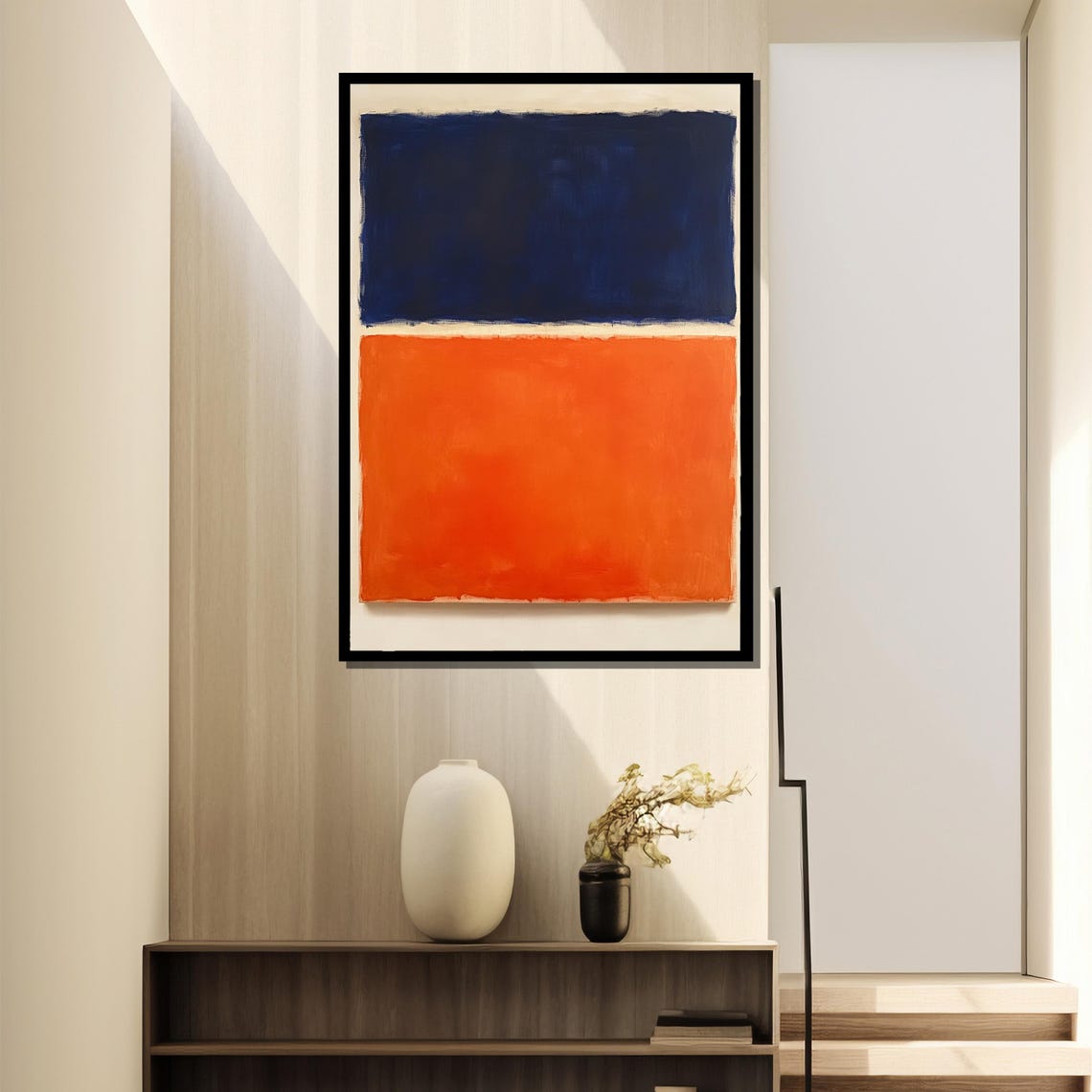 Mark Rothko Color Field Painting, Minimal Abstract Art - Image 2