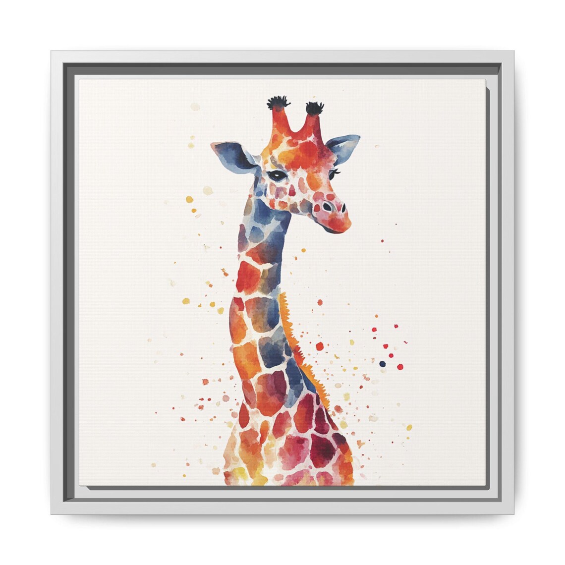 Giraffe Watercolor Art Print, Nursery Decor - Image 4