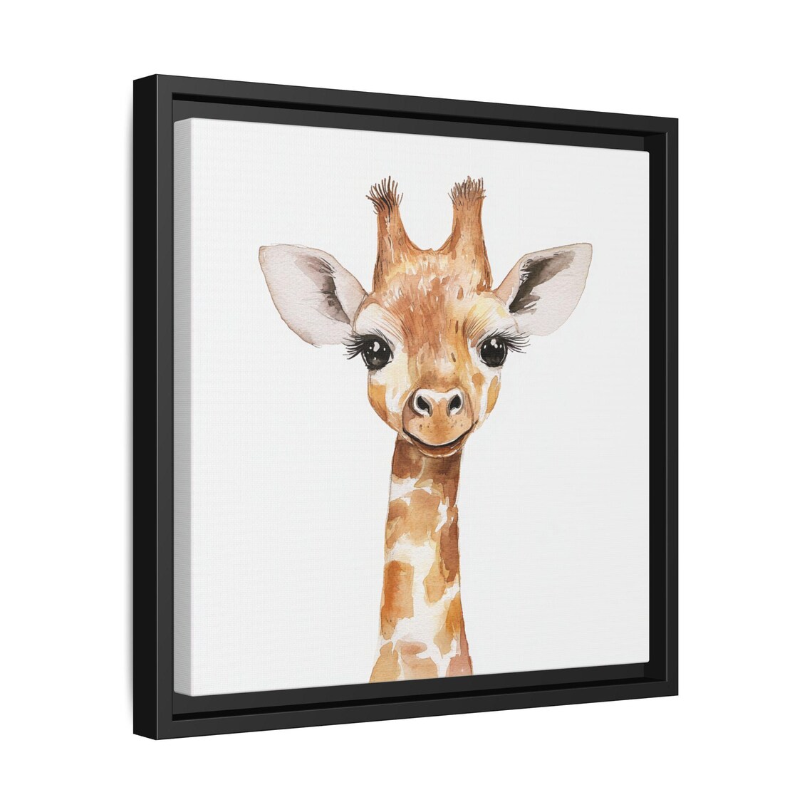 Baby Giraffe Watercolor Animal Print, Nursery Decor - Image 2