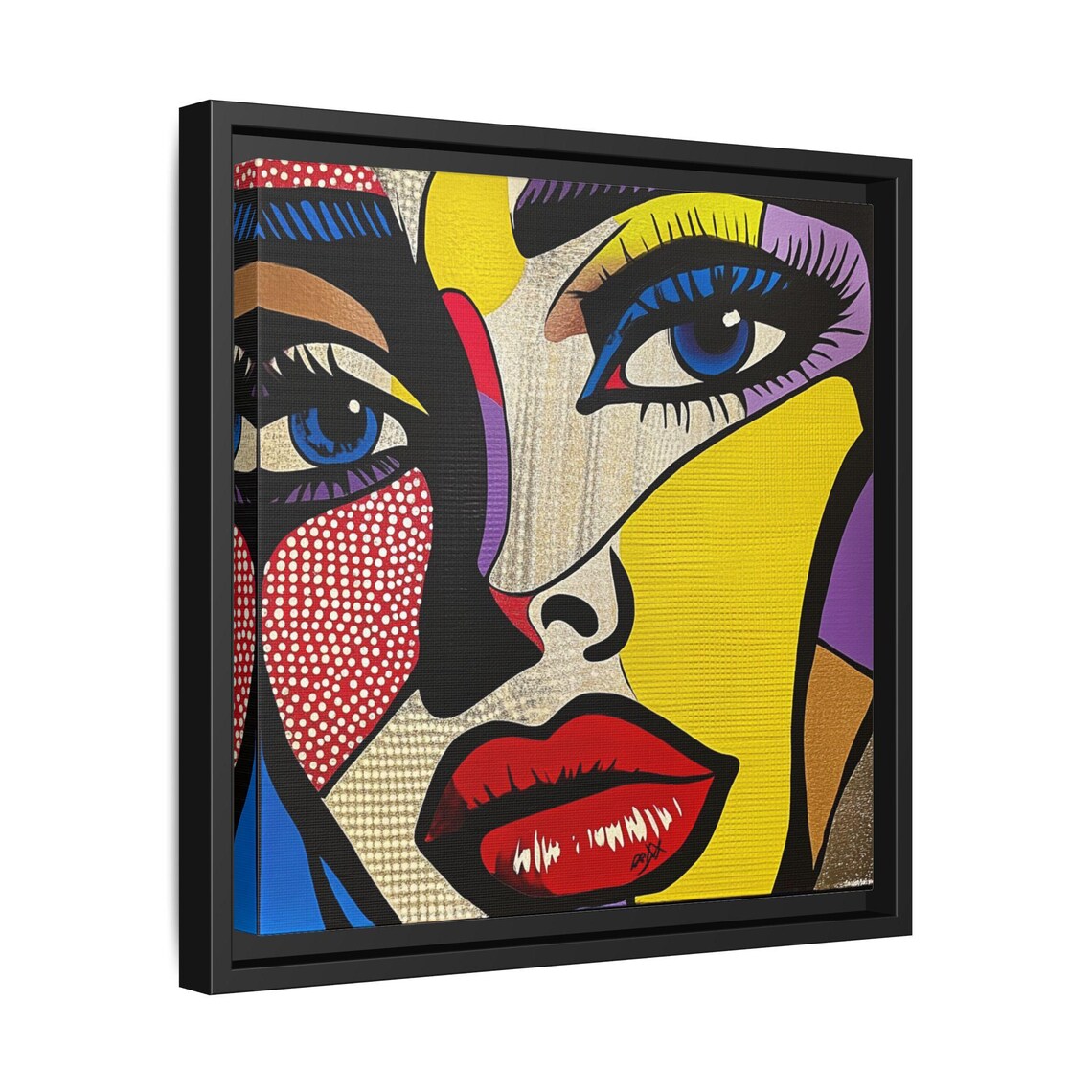 Lichtenstein Inspired Pop Art Poster, Modern Art - Image 2