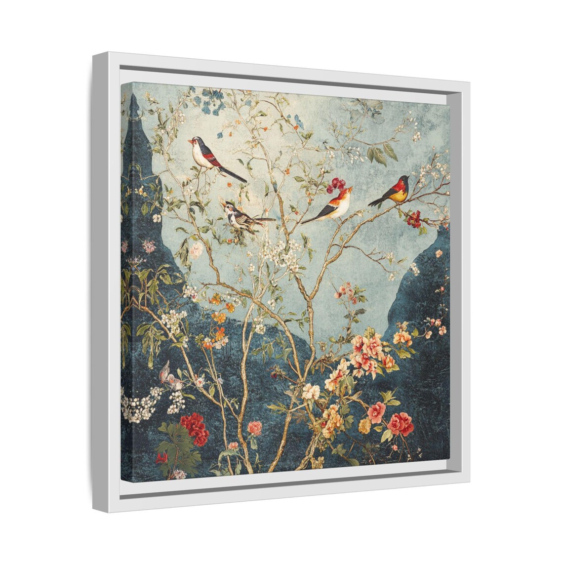 Asian Bird Art Print, Chinoiserie Japandi Decor - Image 4