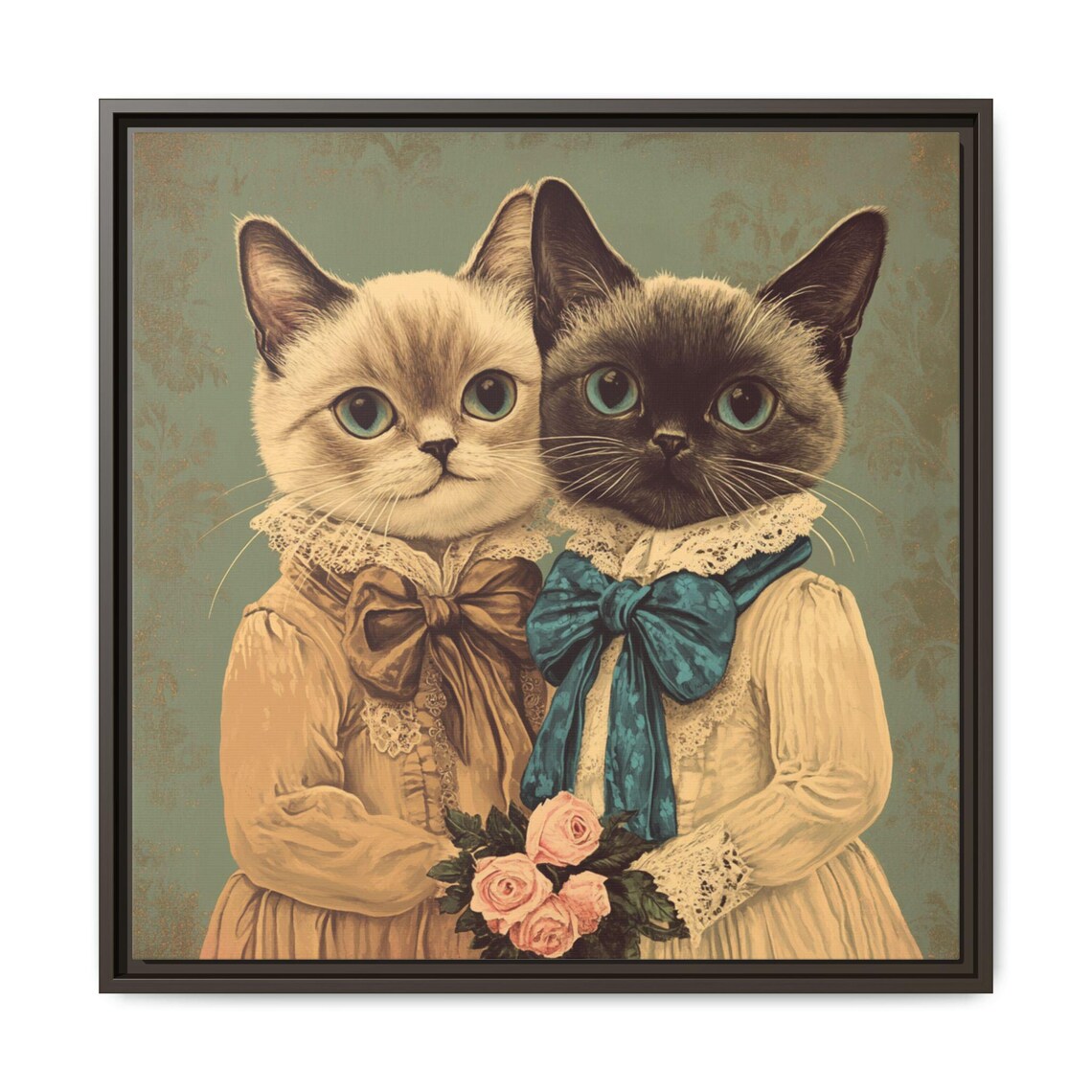 Charming Cat Vintage Style Cat Lovers Gift - Image 4